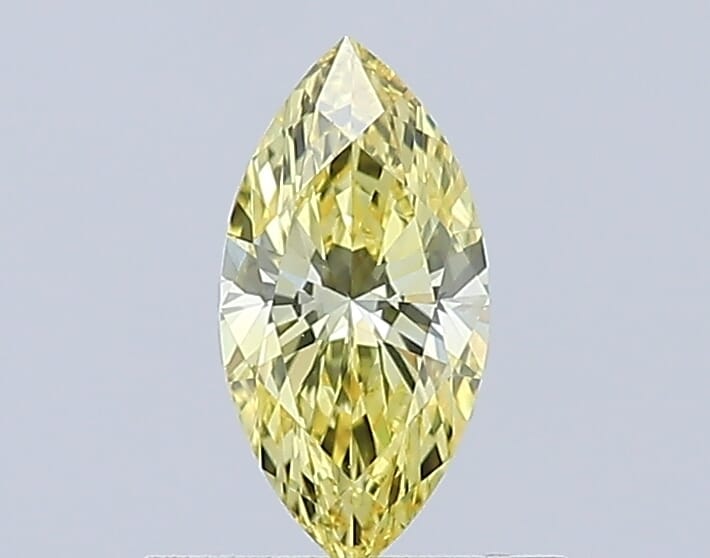 Marquise 0.42 Fancy Vivid Yellow VVS1