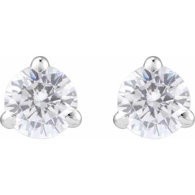 14k-yellow-1/5-ctw-lab-grown-diamond-cocktail-style-stud-earrings