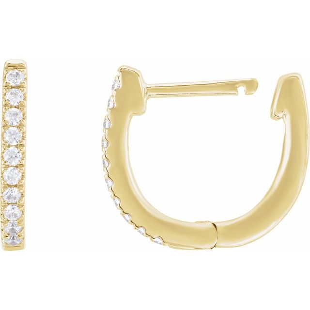14k-yellow-1/6-ctw-lab-grown-diamond-hoop-earrings