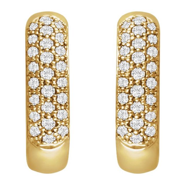14k-yellow-1/3-ctw-lab-grown-diamond-hoop-earrings