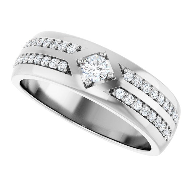 platinum-1/2-ctw-lab-grown-diamond-band