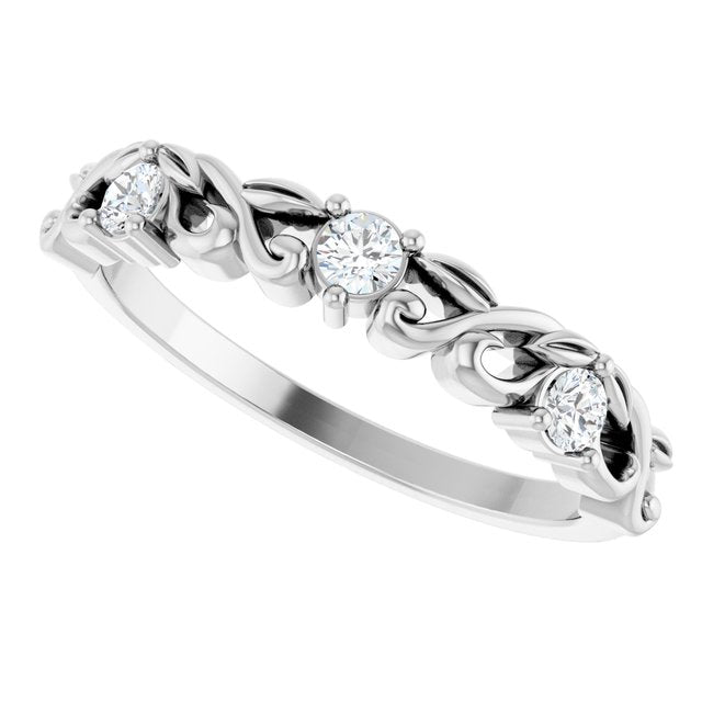 platinum-1/5-ctw-lab-grown-diamond-anniversary-band