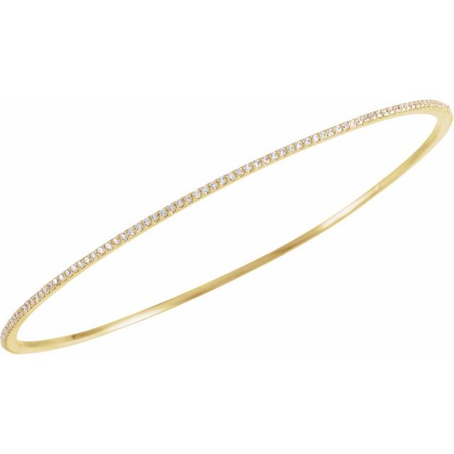 14k-yellow-1-ctw-lab-grown-diamond-stackable-bangle-8"-bracelet