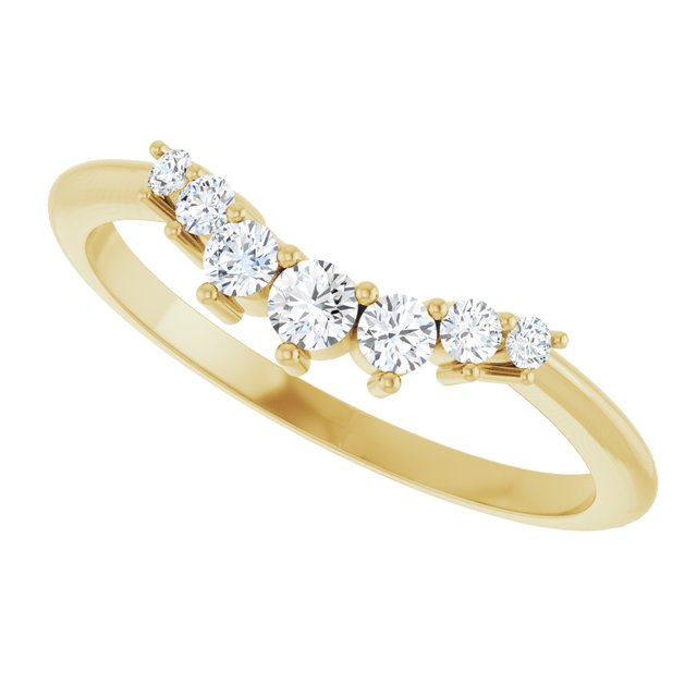 14k-yellow-gold-1/5-ctw-lab-grown-diamond-contour-band