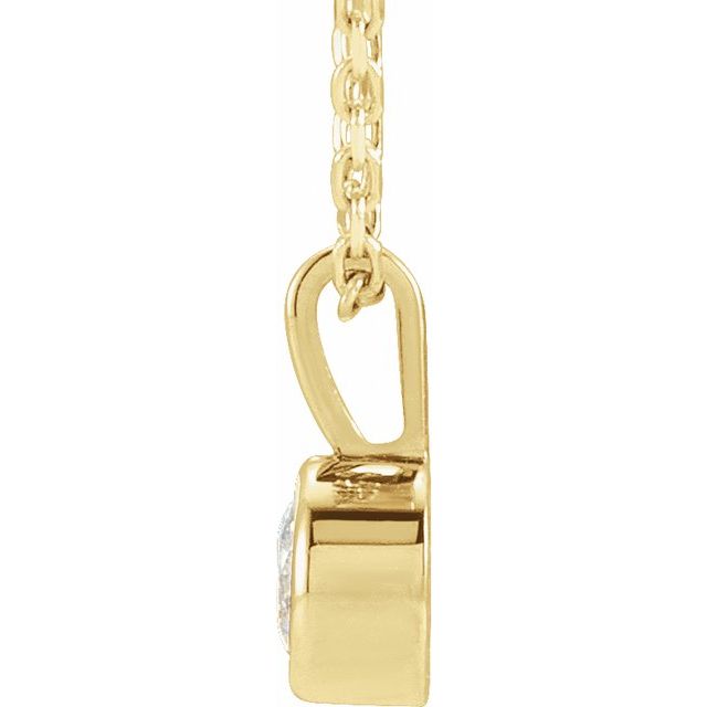 14k-yellow-1/4-ct-lab-grown-diamond-bezel-set-solitaire-16-18"-necklace