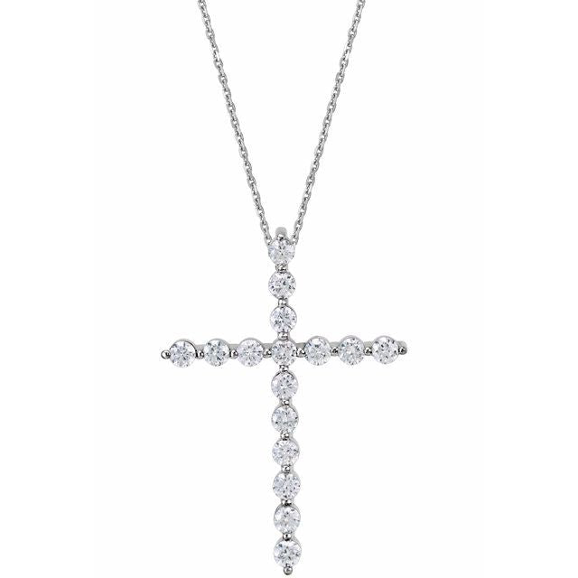 14k-rose-1/5-ctw-lab-grown-diamond-cross-pendant