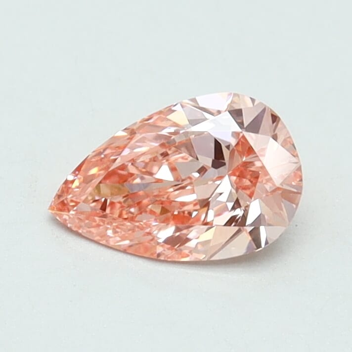 Pear 0.52 Fancy Vivid Orange VS2