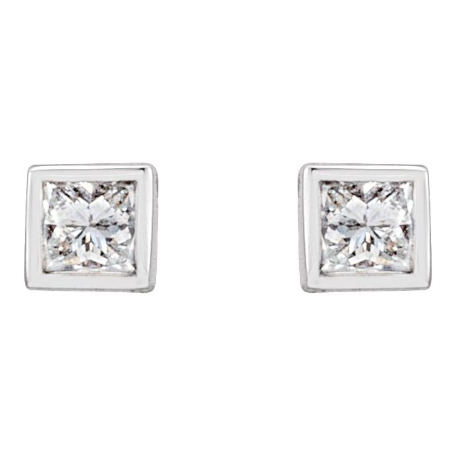 14k-white-1/6-ctw-lab-grown-diamond-bezel-earrings