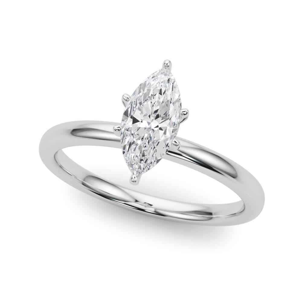 14k white gold