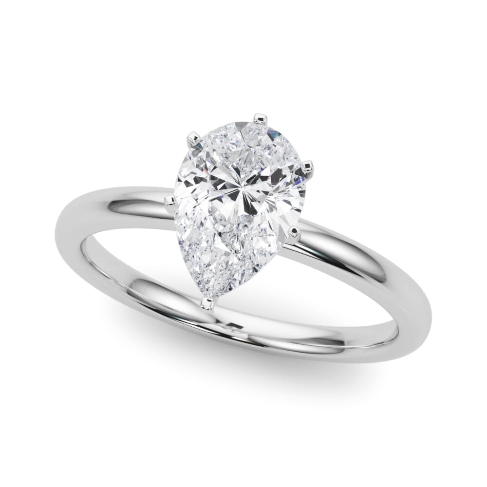 14k white gold
