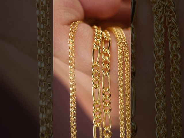 14k-yellow-gold--paperclip-style-7"-chain