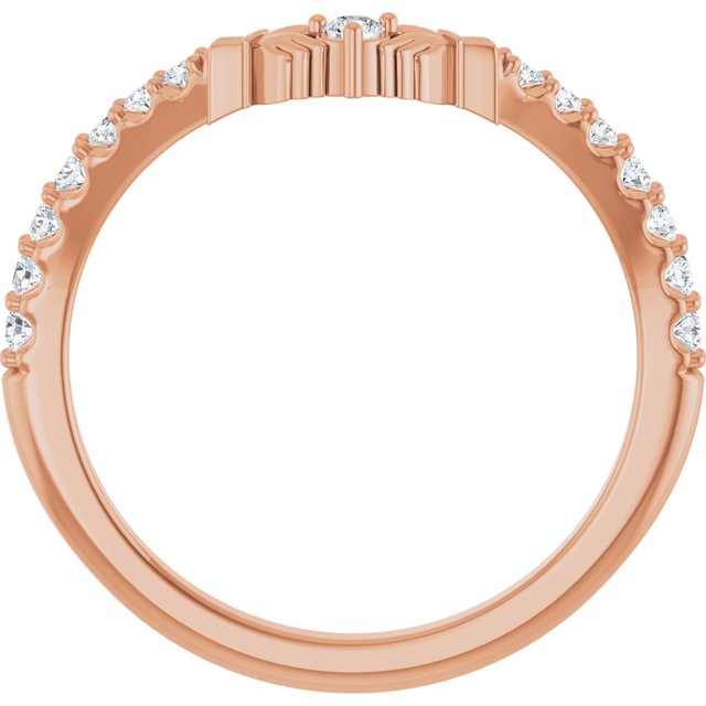 14k-rose-gold-1/5-ctw-lab-grown-diamond-claddagh-contour-band