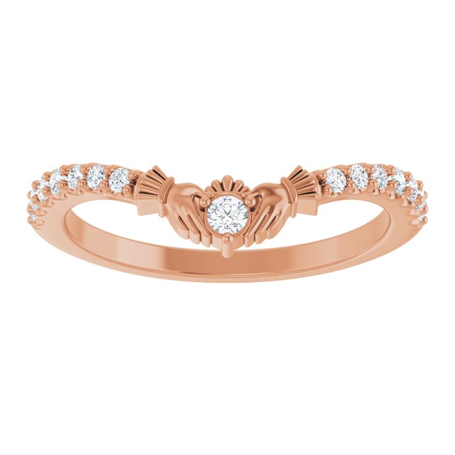 14k-rose-gold-1/5-ctw-lab-grown-diamond-claddagh-contour-band