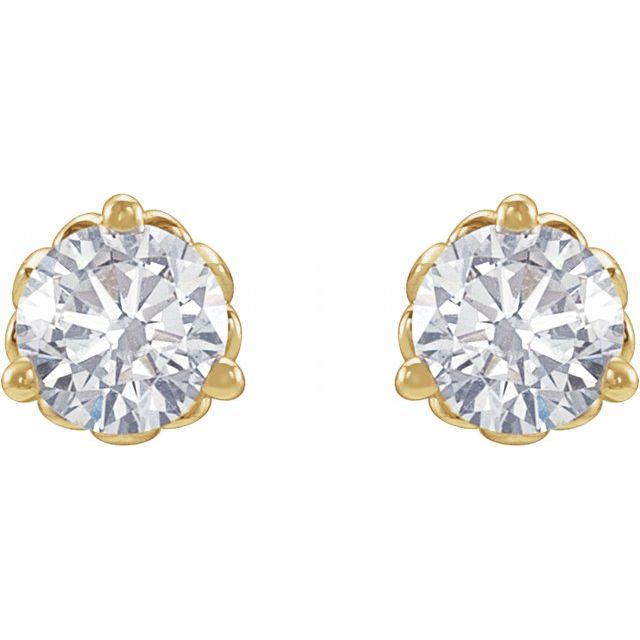 14k-yellow-1/5-ctw-lab-grown-diamond-fleur-de-lis-earrings
