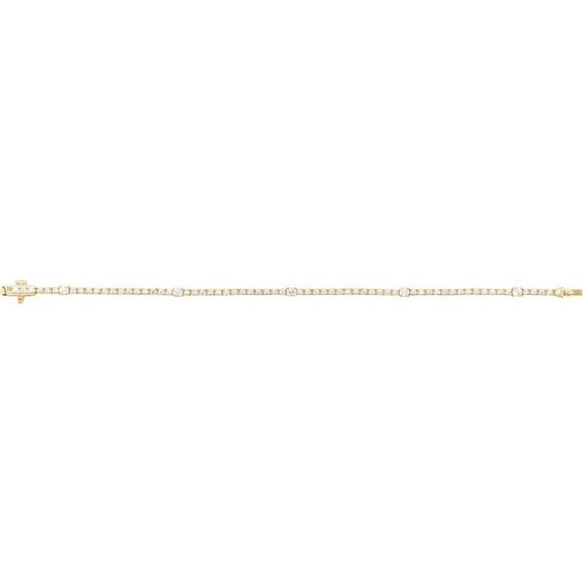 14k-yellow-1-3/4-ctw-lab-grown-diamond-7"-line-bracelet