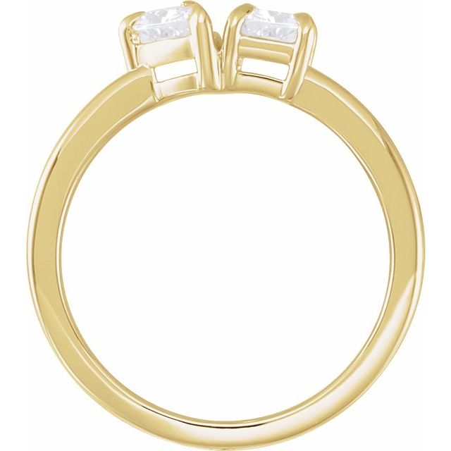 14k-yellow-1-ctw-lab-grown-diamond-two-stone-ring