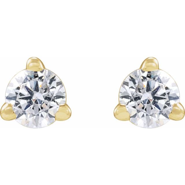 14k-yellow-1/6-ctw-lab-grown-diamond-stud-earrings