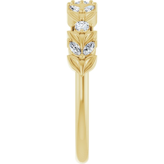 14k-yellow-gold-1/4-ctw-lab-grown-diamond-anniversary-band