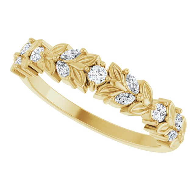 14k-yellow-gold-1/4-ctw-lab-grown-diamond-anniversary-band