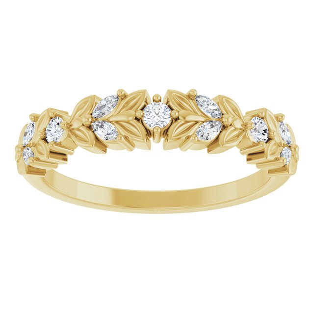 14k-yellow-gold-1/4-ctw-lab-grown-diamond-anniversary-band