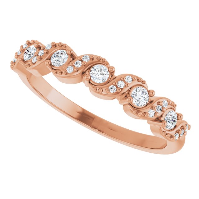 14k-rose-gold-1/5-ctw-lab-grown-diamond-five-stone-anniversary-band