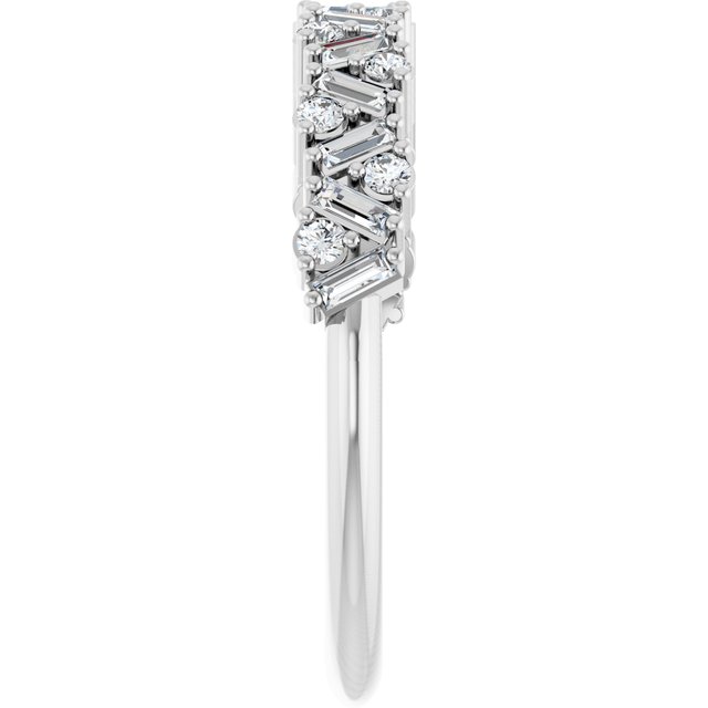 platinum-3/8-ctw-lab-grown-diamond-scattered-anniversary-band