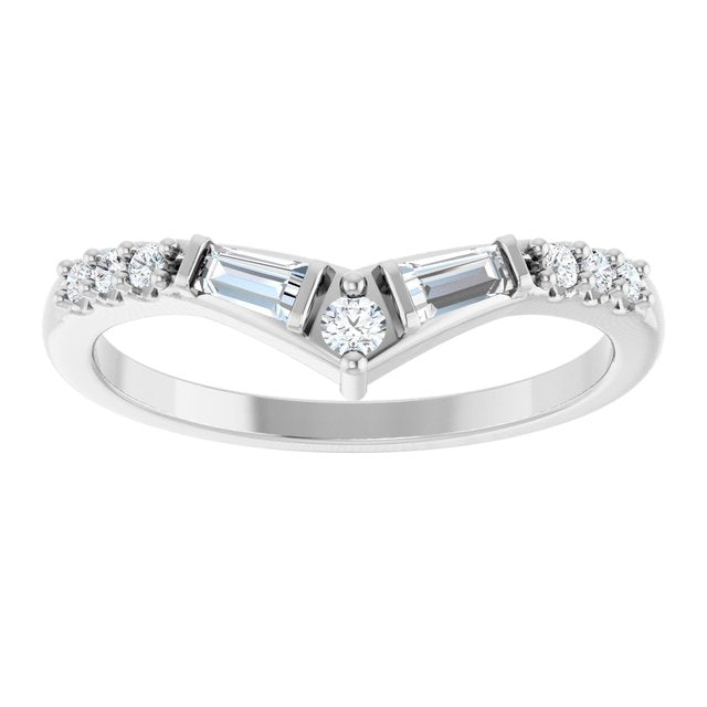 platinum-1/4-ctw-lab-grown-diamond-contour-band