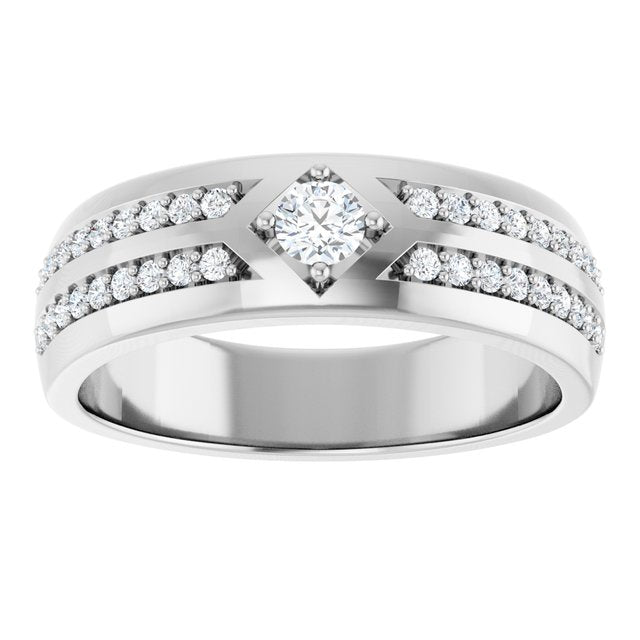 platinum-1/2-ctw-lab-grown-diamond-band