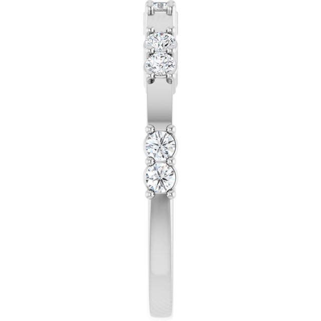 platinum-1/4-ctw-lab-grown-diamond-anniversary-band