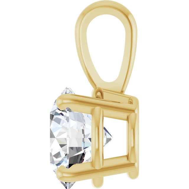 14k-yellow-1-ctw-lab-grown-diamond-pendant