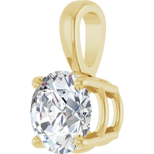 14k-yellow-1-ctw-lab-grown-diamond-pendant