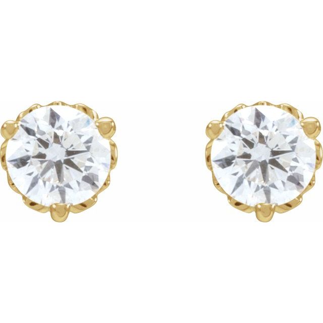 14k-yellow-1/3-ctw-lab-grown-diamond-vintage-inspired-earrings