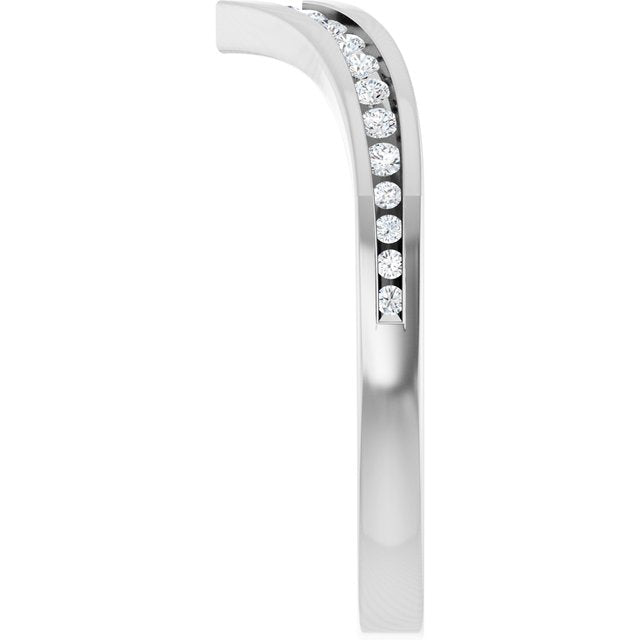 platinum-1/5-ctw-lab-grown-diamond-contour-band