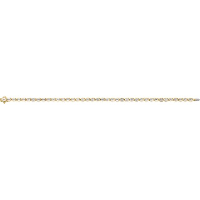 14k-yellow-6-1/4-ctw-lab-grown-diamond-line-7"-bracelet