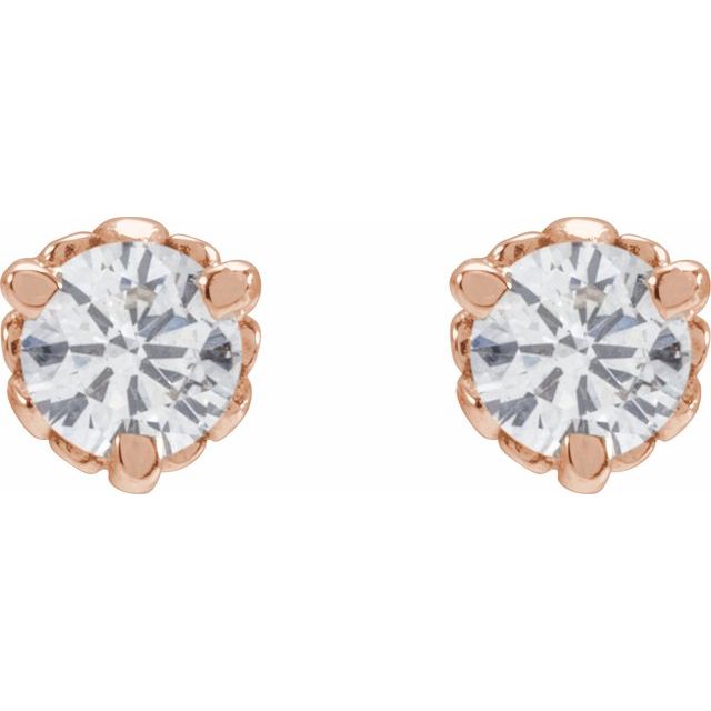 14k-rose-1/2-ctw-lab-grown-diamond-infinity-inspired-earrings