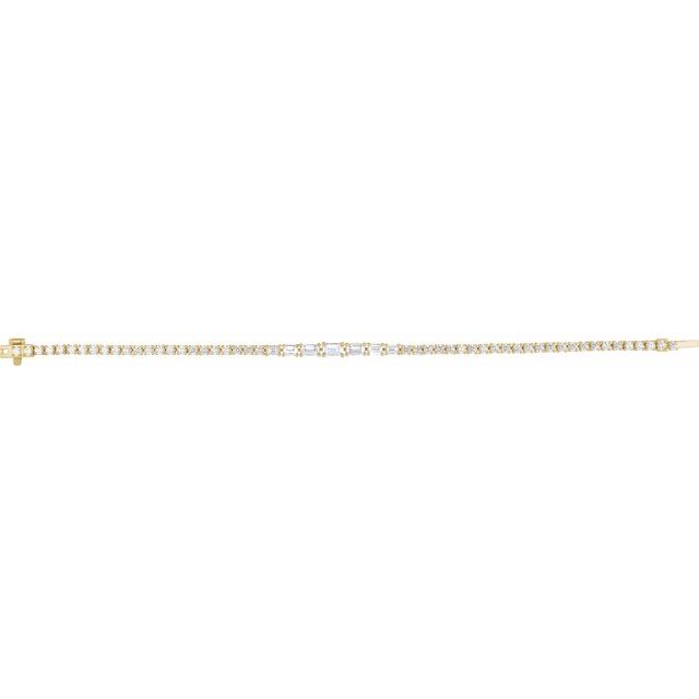 14k-yellow-4-5/8-ctw-lab-grown-diamond-line-7"-bracelet