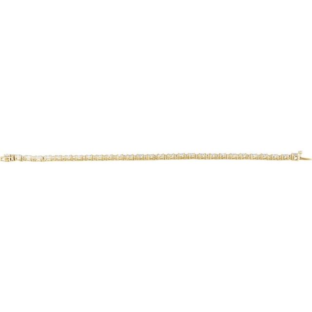 14k-yellow-5-1/2-ctw-lab-grown-diamond-line-7"-bracelet