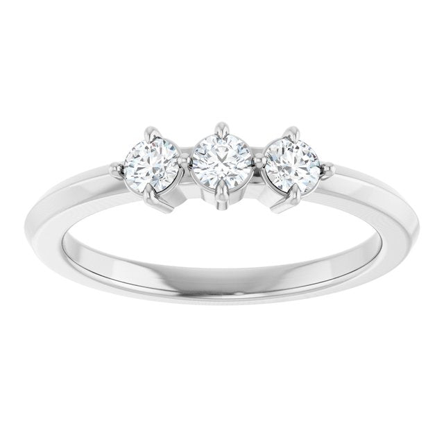 platinum-1/4-ctw-lab-grown-diamond-anniversary-band