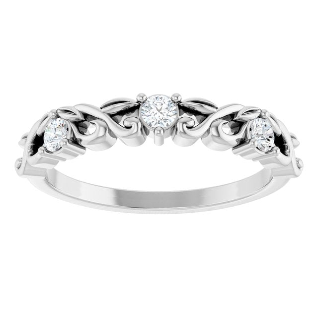 platinum-1/5-ctw-lab-grown-diamond-anniversary-band