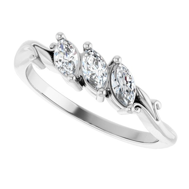 platinum-1/2-ctw-lab-grown-diamond-anniversary-band