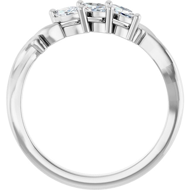 platinum-1/2-ctw-lab-grown-diamond-anniversary-band