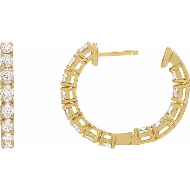 14k-yellow-2-5/8-ctw-lab-grown-diamond-inside-outside--hoop-earrings