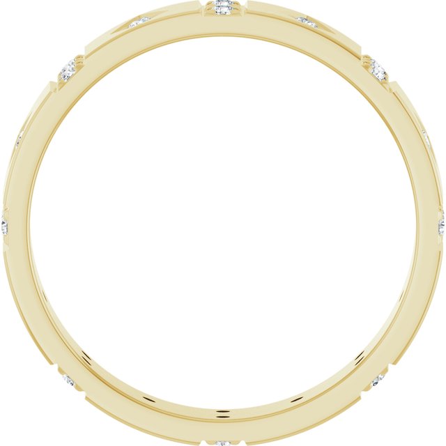 14k-yellow-gold-1/4-ctw-lab-grown-diamond-mens-accented-band