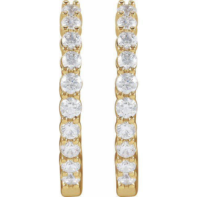 14k-yellow-1-ctw-lab-grown-diamond-inside-outside-hinged--hoop-earrings