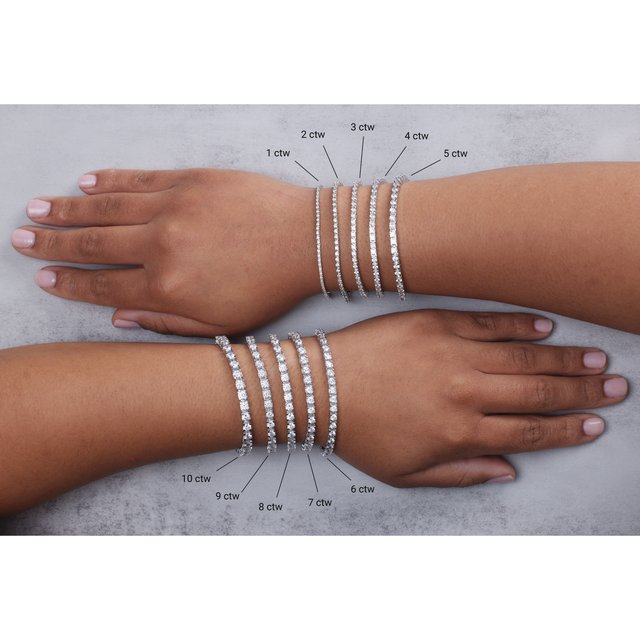 14k-yellow-1-ctw-lab-grown-diamond-line-7-1/4"-bracelet