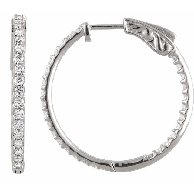 14k-yellow-2-1/10-ctw-lab-grown-diamond-inside-outside--hoop-earrings