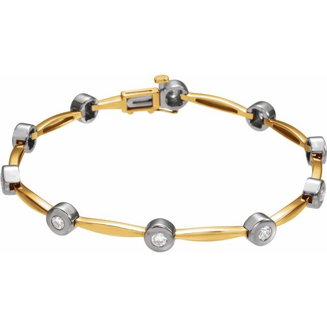 14k-white-1-ctw-lab-grown-diamond-line-7-1/2"-bracelet