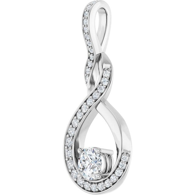 14k-white-3/8-ctw-lab-grown-diamond-pendant