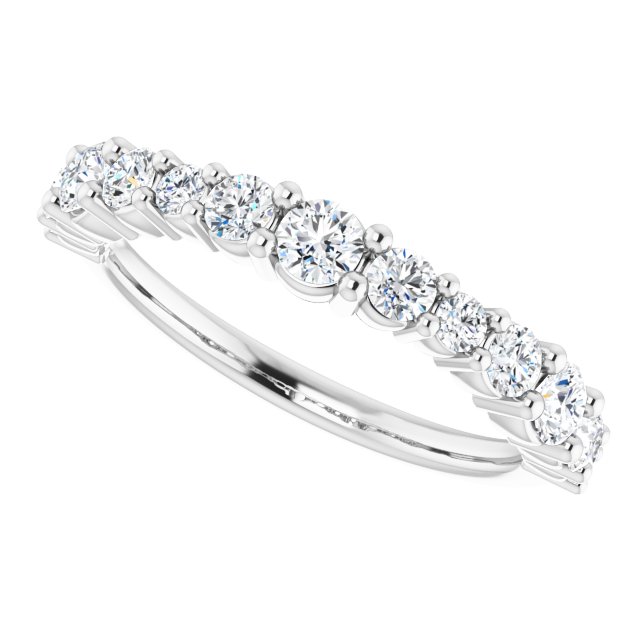 14k-white-gold-3/4-ctw-lab-grown-diamond-anniversary-band