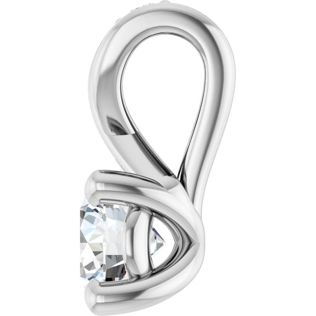 14k-white-1/4-ctw-lab-grown-diamond-pendant